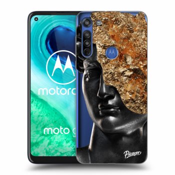 Picasee silikonový průhledný obal pro Motorola Moto G8 - Holigger