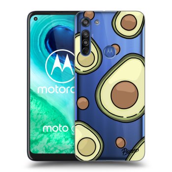Picasee silikonový průhledný obal pro Motorola Moto G8 - Avocado