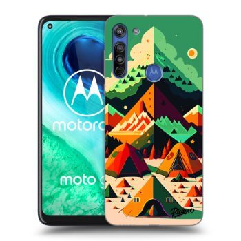 Picasee silikonový průhledný obal pro Motorola Moto G8 - Alaska