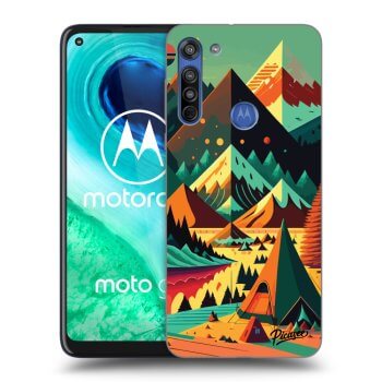 Picasee silikonový průhledný obal pro Motorola Moto G8 - Colorado