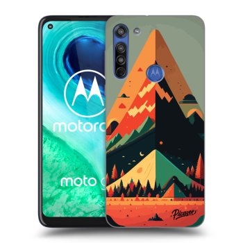 Picasee silikonový průhledný obal pro Motorola Moto G8 - Oregon