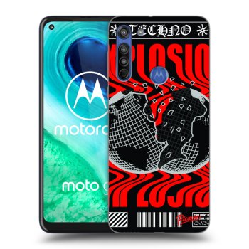 Picasee silikonový průhledný obal pro Motorola Moto G8 - EXPLOSION