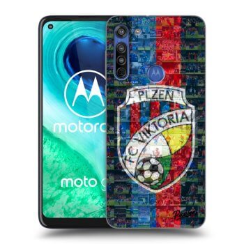 Picasee silikonový průhledný obal pro Motorola Moto G8 - FC Viktoria Plzeň A