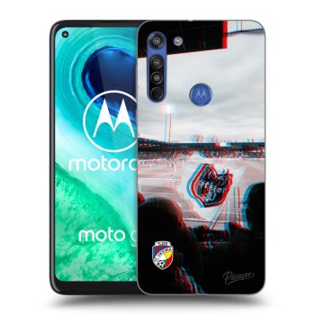 Picasee silikonový průhledný obal pro Motorola Moto G8 - FC Viktoria Plzeň B