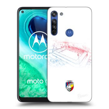 Picasee silikonový průhledný obal pro Motorola Moto G8 - FC Viktoria Plzeň C