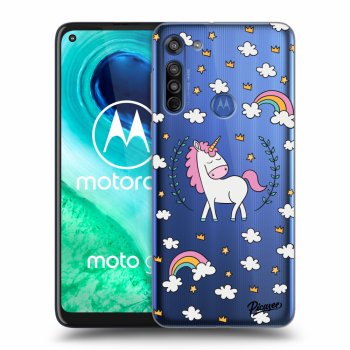Obal pro Motorola Moto G8 - Unicorn star heaven