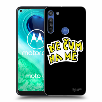 Picasee silikonový černý obal pro Motorola Moto G8 - Nečum na mě