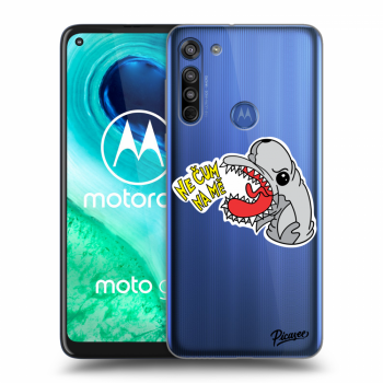 Picasee silikonový průhledný obal pro Motorola Moto G8 - Nečum na mě 2