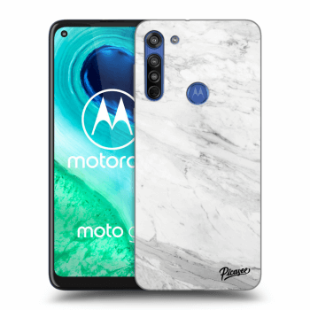 Obal pro Motorola Moto G8 - White marble
