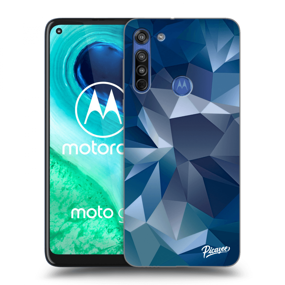 Picasee silikonový černý obal pro Motorola Moto G8 - Wallpaper