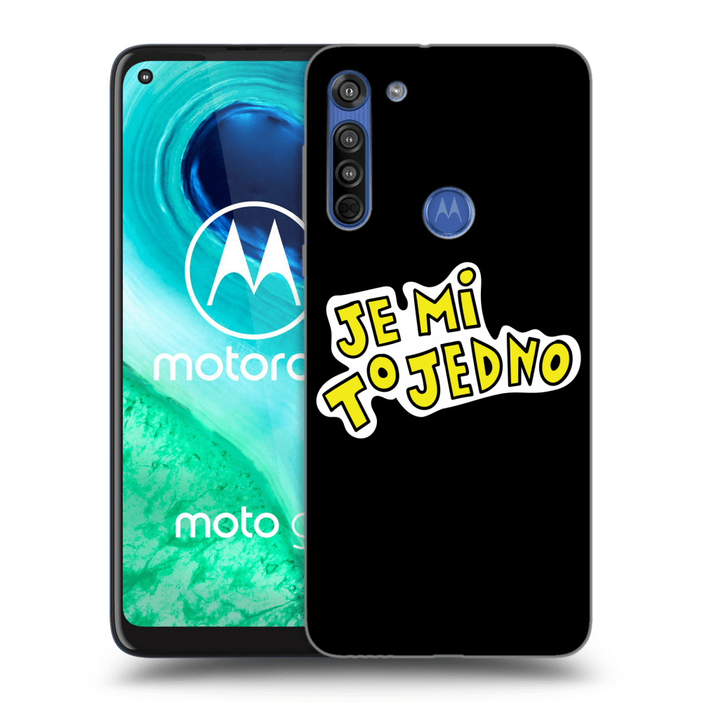 Picasee silikonový černý obal pro Motorola Moto G8 - Je mi to jedno 2