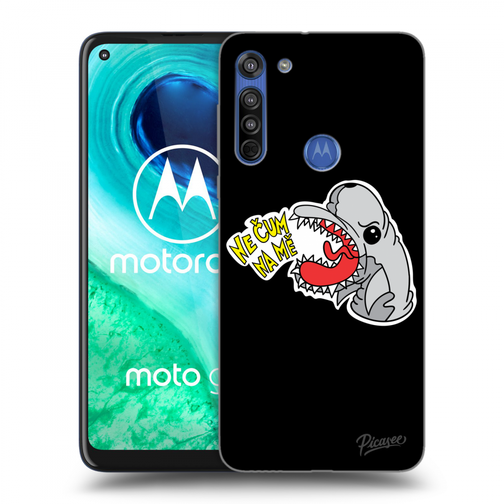 Picasee silikonový černý obal pro Motorola Moto G8 - Nečum na mě 2