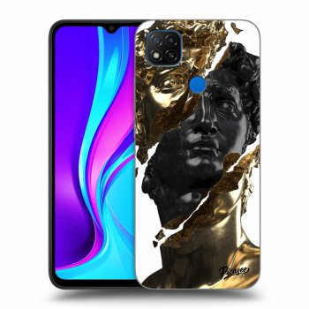 Obal pro Xiaomi Redmi 9C - Gold - Black