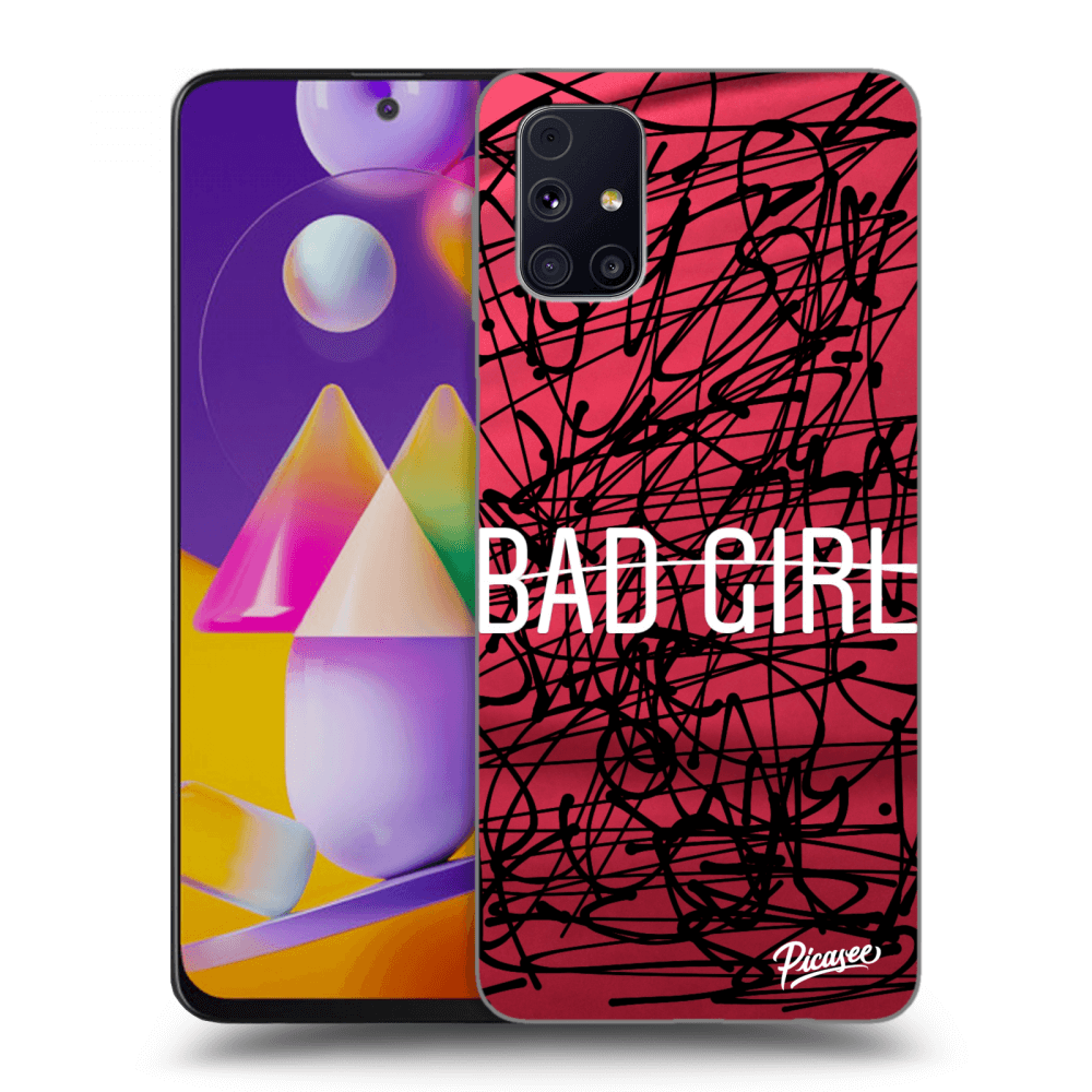 Picasee silikonový černý obal pro Samsung Galaxy M31s - Bad girl