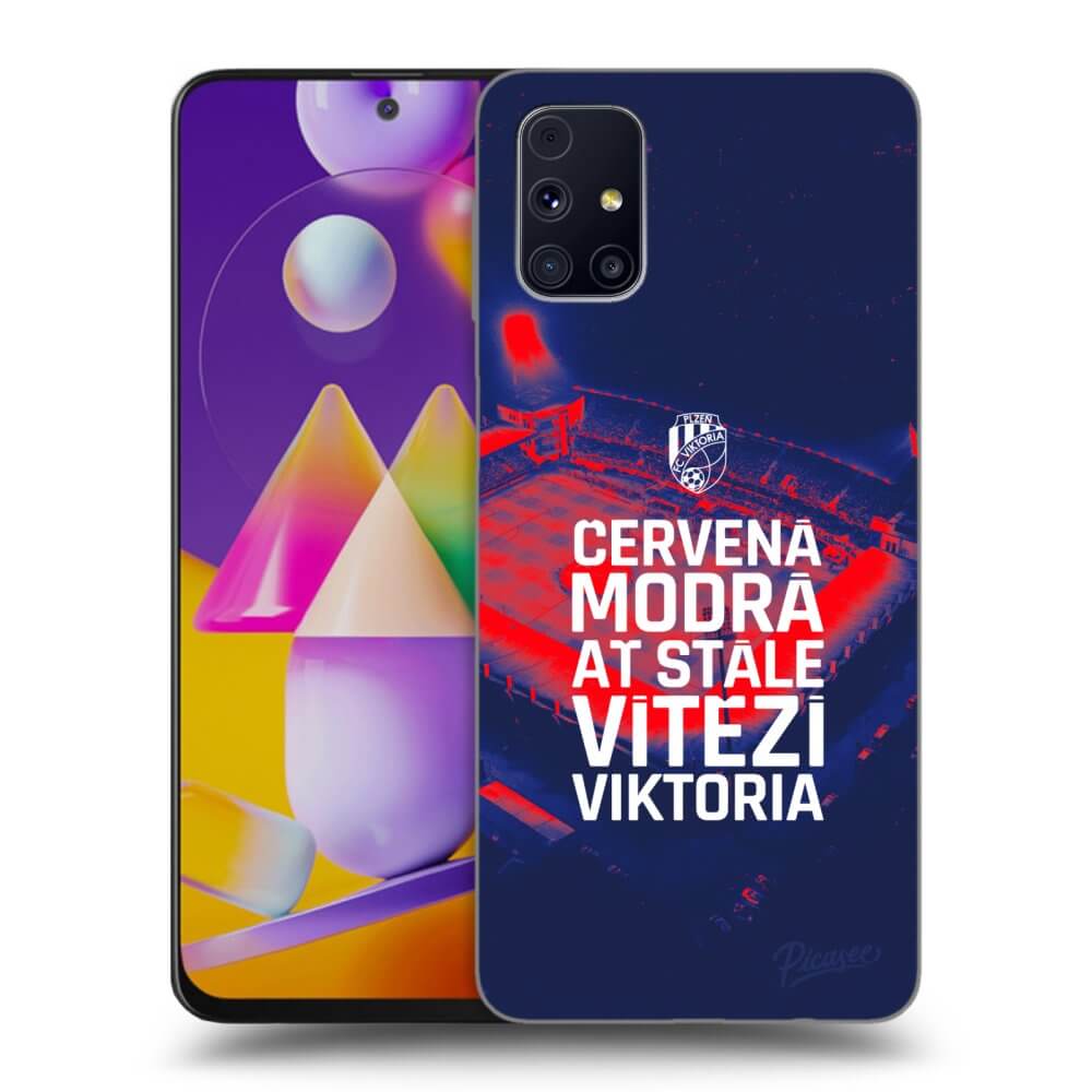 Picasee silikonový průhledný obal pro Samsung Galaxy M31s - FC Viktoria Plzeň E
