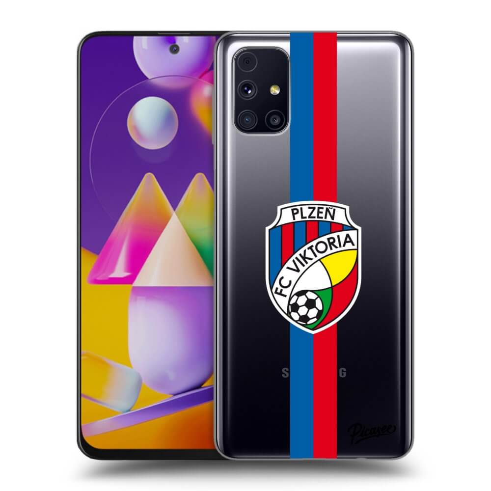 Picasee silikonový průhledný obal pro Samsung Galaxy M31s - FC Viktoria Plzeň H