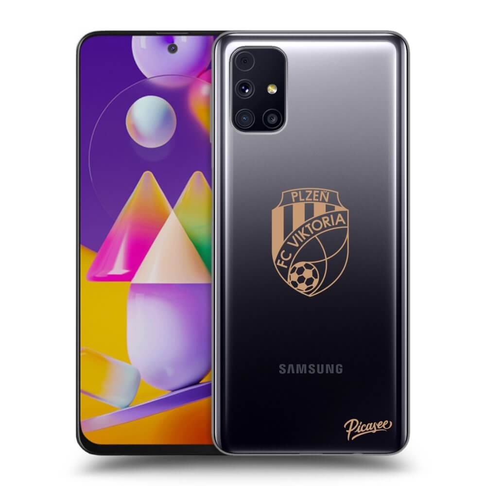 Picasee silikonový průhledný obal pro Samsung Galaxy M31s - FC Viktoria Plzeň I
