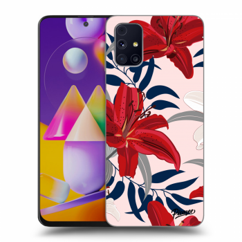 Obal pro Samsung Galaxy M31s - Red Lily