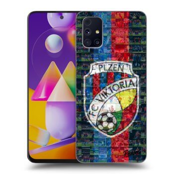 Picasee silikonový průhledný obal pro Samsung Galaxy M31s - FC Viktoria Plzeň A