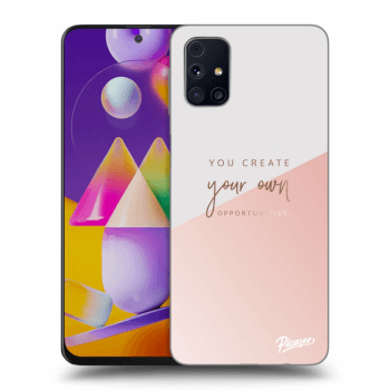 Picasee silikonový černý obal pro Samsung Galaxy M31s - You create your own opportunities