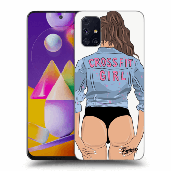 Obal pro Samsung Galaxy M31s - Crossfit girl - nickynellow