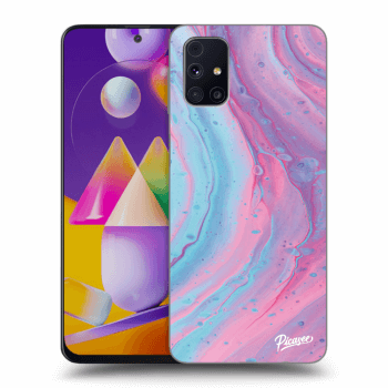 Obal pro Samsung Galaxy M31s - Pink liquid