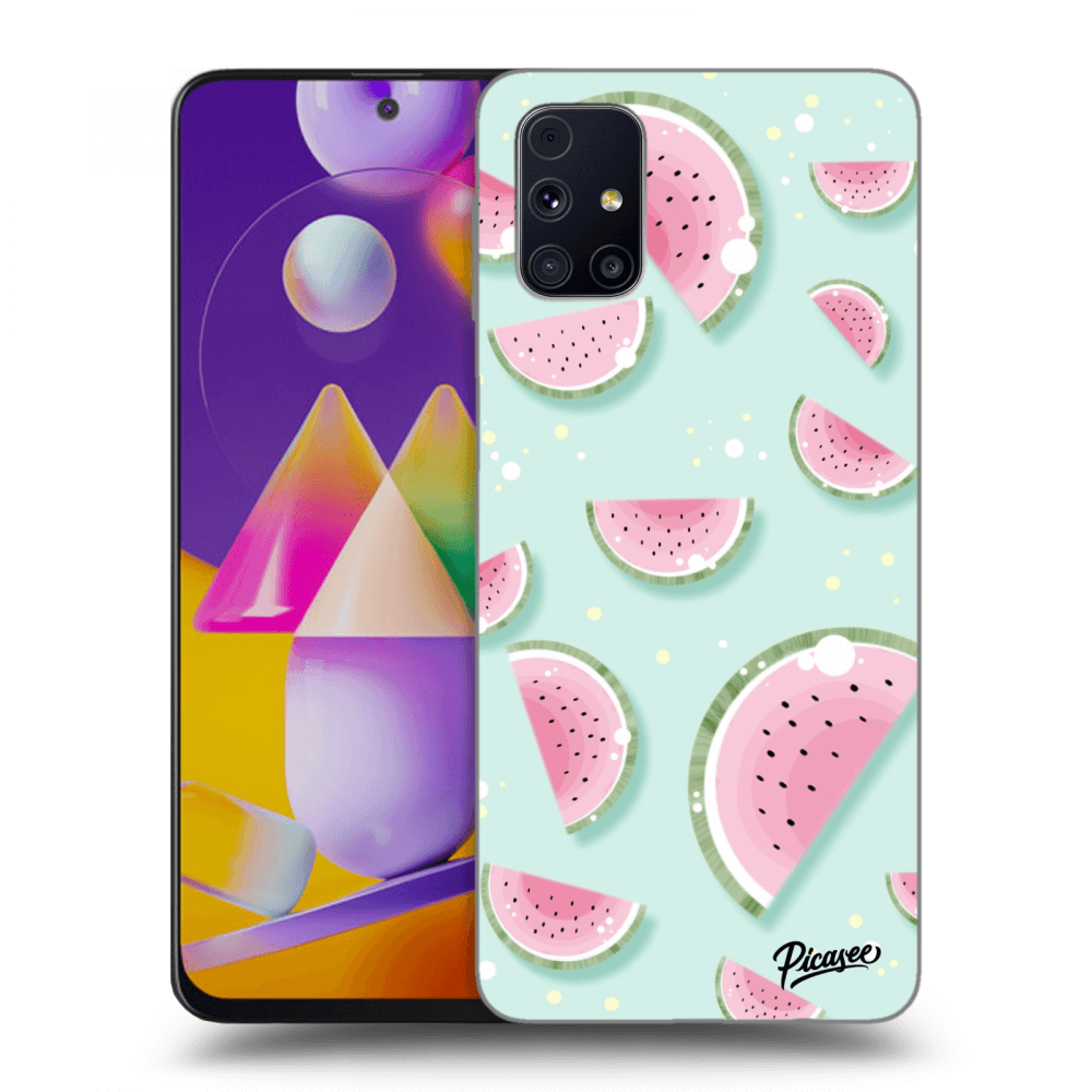 Picasee silikonový průhledný obal pro Samsung Galaxy M31s - Watermelon 2