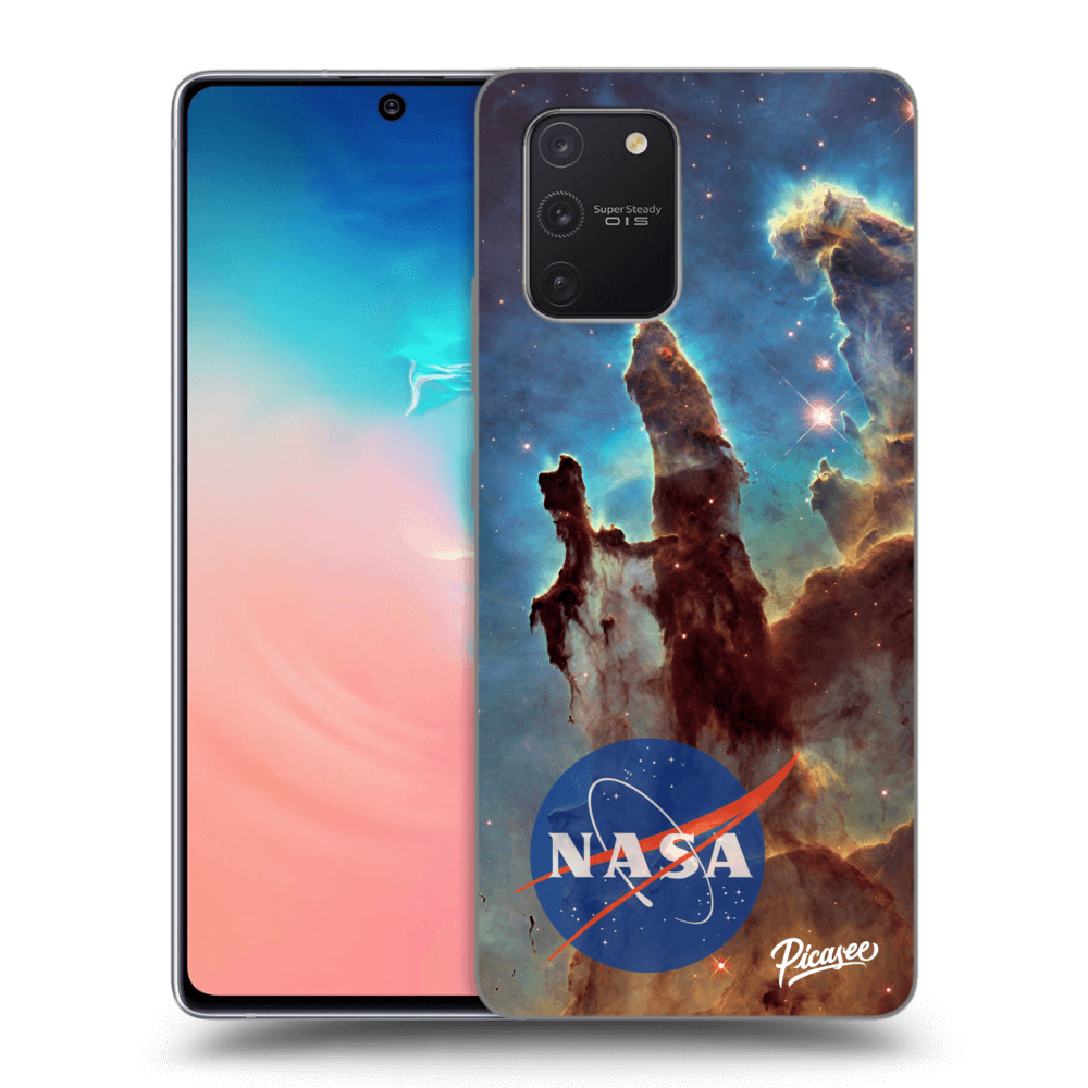 Picasee silikonový průhledný obal pro Samsung Galaxy S10 Lite - Eagle Nebula
