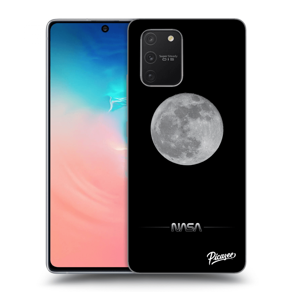 Picasee silikonový průhledný obal pro Samsung Galaxy S10 Lite - Moon Minimal