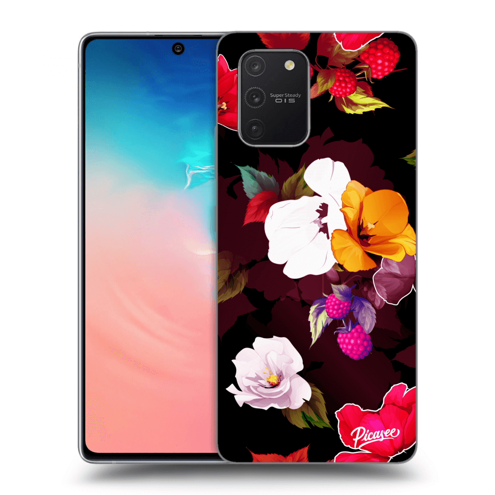Picasee silikonový průhledný obal pro Samsung Galaxy S10 Lite - Flowers and Berries