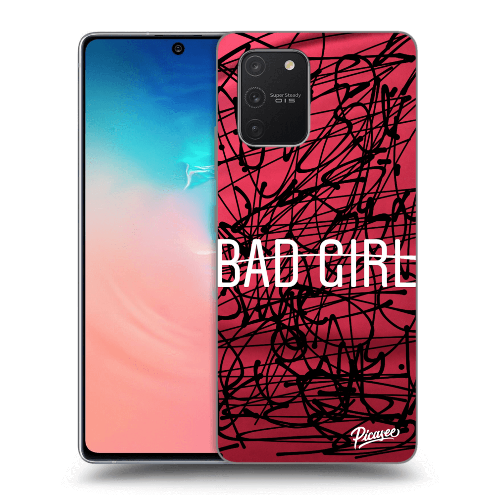 Picasee silikonový průhledný obal pro Samsung Galaxy S10 Lite - Bad girl