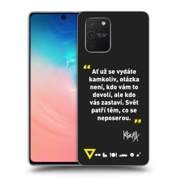 Obal pro Samsung Galaxy S10 Lite - Kazma - SVĚT PATŘÍ TĚM, CO SE NEPOSEROU