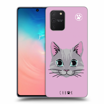 Picasee silikonový průhledný obal pro Samsung Galaxy S10 Lite - Chybí mi kočky - Růžová