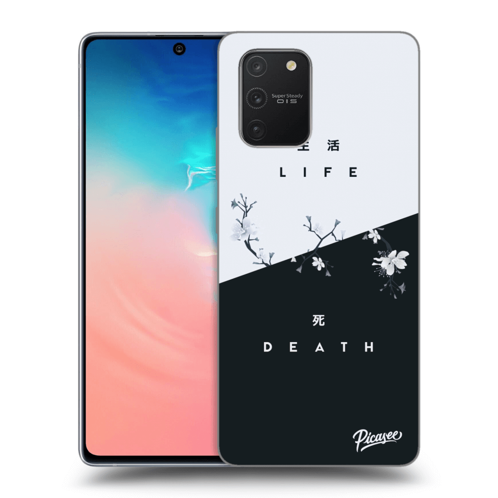 Picasee silikonový průhledný obal pro Samsung Galaxy S10 Lite - Life - Death