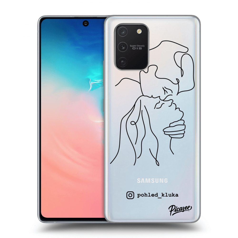 Picasee silikonový průhledný obal pro Samsung Galaxy S10 Lite - Forehead kiss