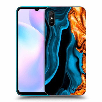 Obal pro Xiaomi Redmi 9A - Gold blue