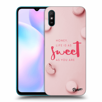Picasee silikonový průhledný obal pro Xiaomi Redmi 9A - Life is as sweet as you are