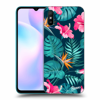 Obal pro Xiaomi Redmi 9A - Pink Monstera