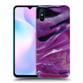 Obal pro Xiaomi Redmi 9A - Purple glitter