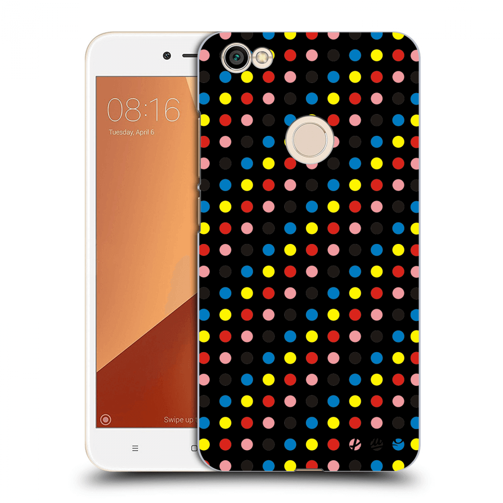 Picasee plastový černý obal pro Xiaomi Redmi Note 5A Prime - Colorful dots
