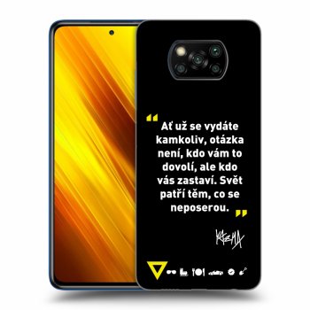 Obal pro Xiaomi Poco X3 - Kazma - SVĚT PATŘÍ TĚM, CO SE NEPOSEROU