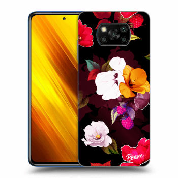 Obal pro Xiaomi Poco X3 - Flowers and Berries