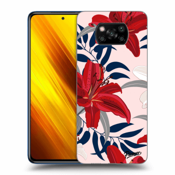 Obal pro Xiaomi Poco X3 - Red Lily