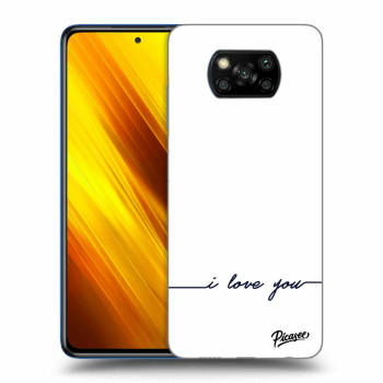 Obal pro Xiaomi Poco X3 - I love you