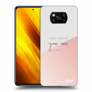 Picasee silikonový průhledný obal pro Xiaomi Poco X3 - You create your own opportunities