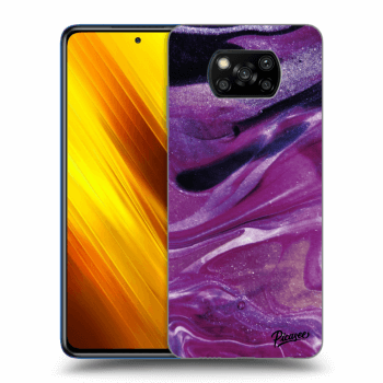 Obal pro Xiaomi Poco X3 - Purple glitter