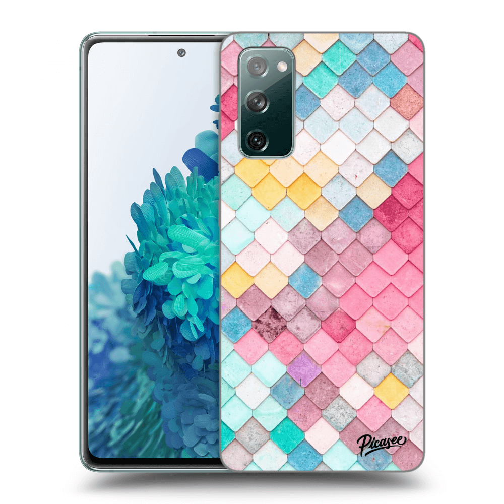 Picasee silikonový průhledný obal pro Samsung Galaxy S20 FE - Colorful roof