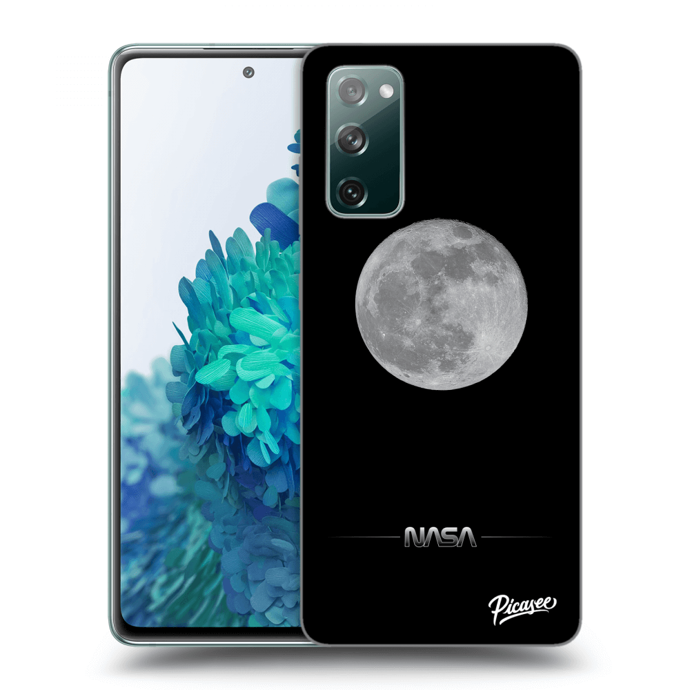 Silikonový černý Obal Pro Samsung Galaxy S20 FE - Moon Minimal