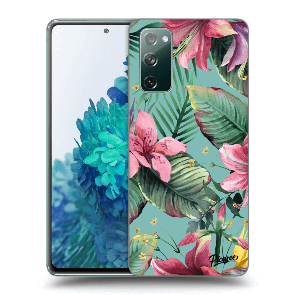 Picasee silikonový černý obal pro Samsung Galaxy S20 FE - Hawaii