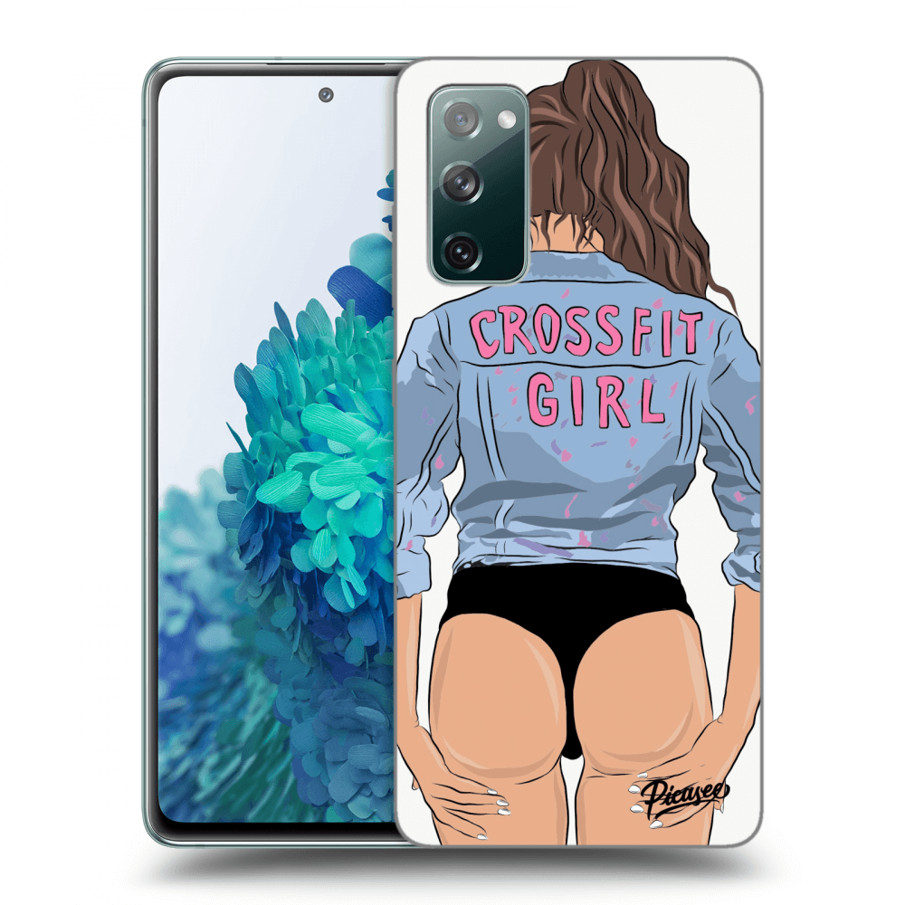 Picasee silikonový průhledný obal pro Samsung Galaxy S20 FE - Crossfit girl - nickynellow